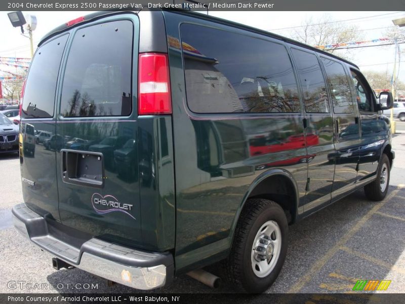 Dark Green Metallic / Medium Dark Pewter 2004 Chevrolet Express 2500 Passenger Van