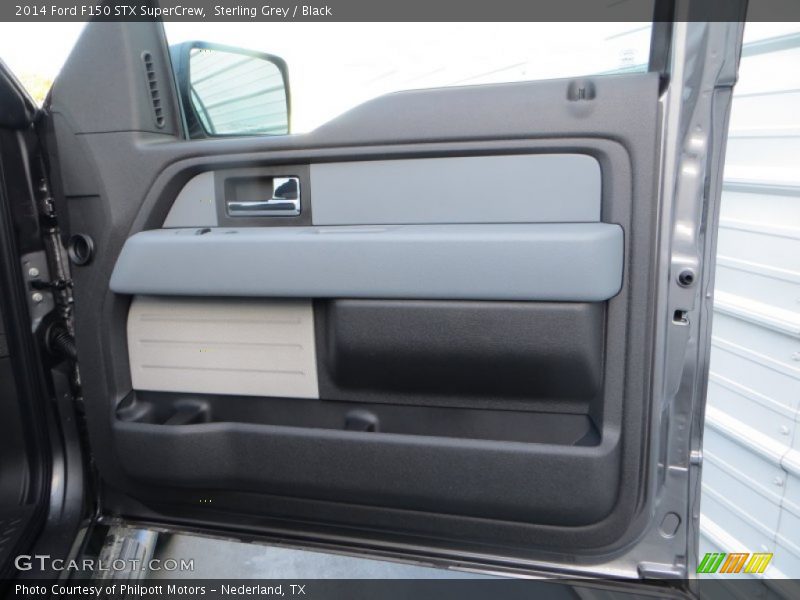 Sterling Grey / Black 2014 Ford F150 STX SuperCrew