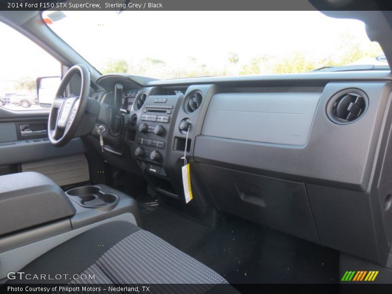 Sterling Grey / Black 2014 Ford F150 STX SuperCrew
