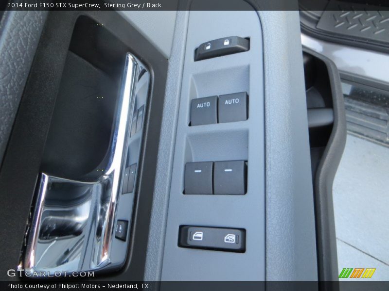 Sterling Grey / Black 2014 Ford F150 STX SuperCrew