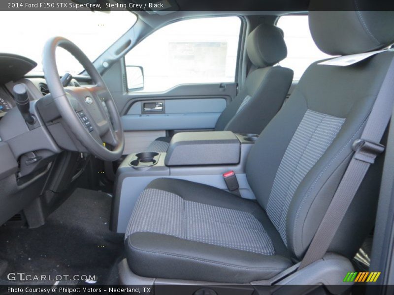 Front Seat of 2014 F150 STX SuperCrew