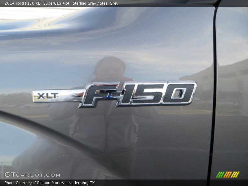 Sterling Grey / Steel Grey 2014 Ford F150 XLT SuperCab 4x4