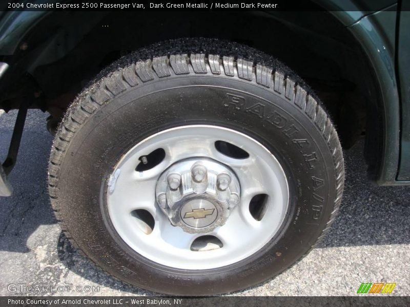 Dark Green Metallic / Medium Dark Pewter 2004 Chevrolet Express 2500 Passenger Van