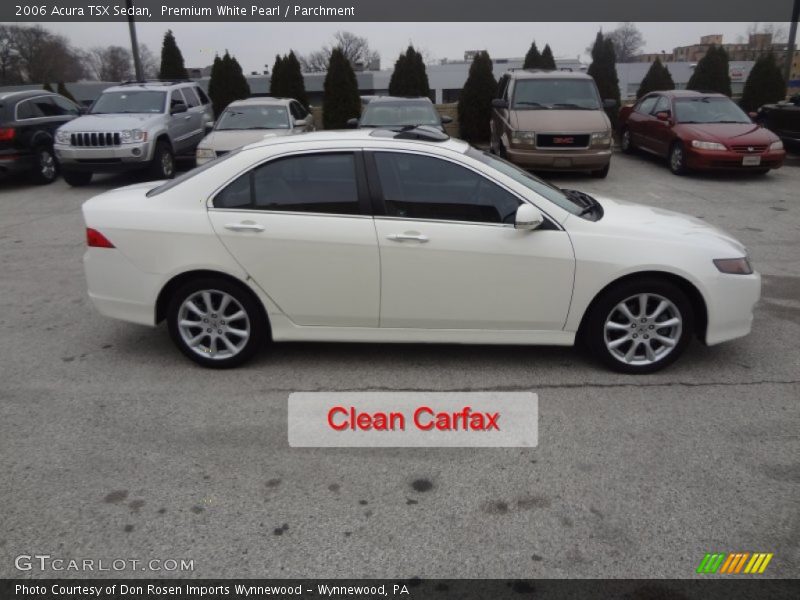 Premium White Pearl / Parchment 2006 Acura TSX Sedan