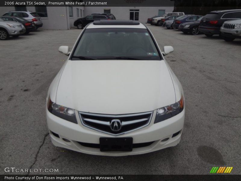 Premium White Pearl / Parchment 2006 Acura TSX Sedan