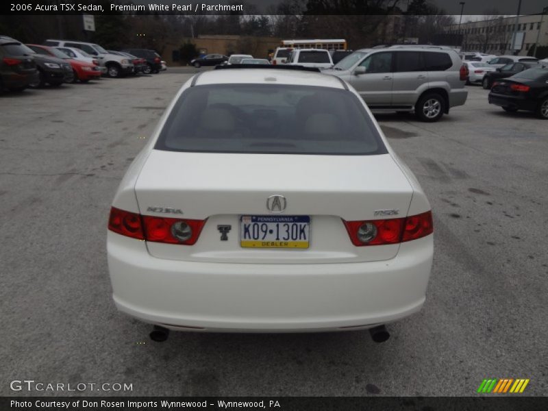 Premium White Pearl / Parchment 2006 Acura TSX Sedan