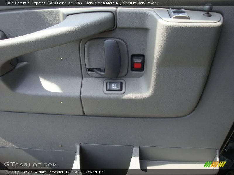 Dark Green Metallic / Medium Dark Pewter 2004 Chevrolet Express 2500 Passenger Van