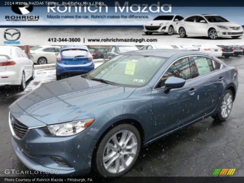 Blue Reflex Mica / Black 2014 Mazda MAZDA6 Touring