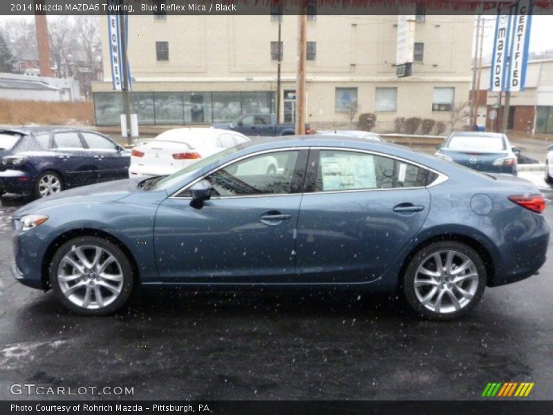 Blue Reflex Mica / Black 2014 Mazda MAZDA6 Touring