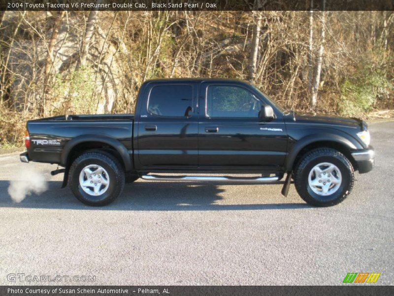 Black Sand Pearl / Oak 2004 Toyota Tacoma V6 PreRunner Double Cab
