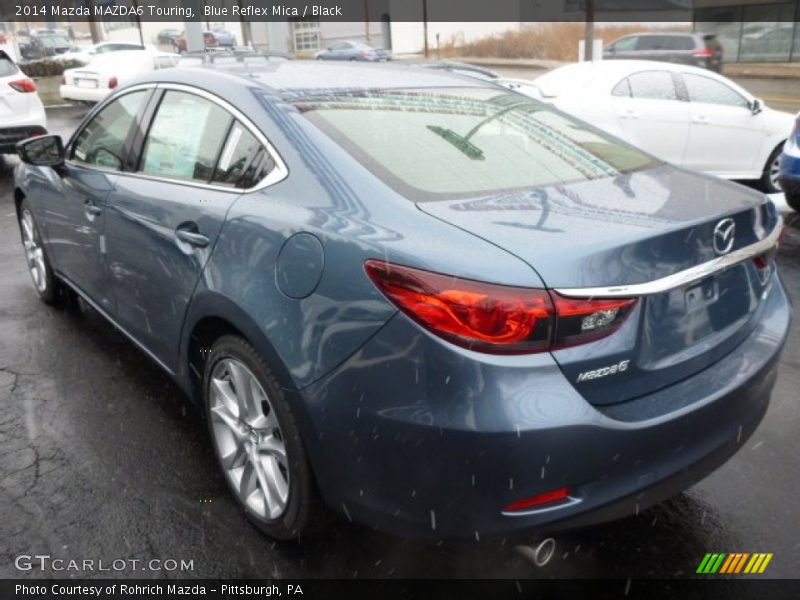Blue Reflex Mica / Black 2014 Mazda MAZDA6 Touring