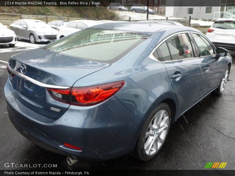 Blue Reflex Mica / Black 2014 Mazda MAZDA6 Touring