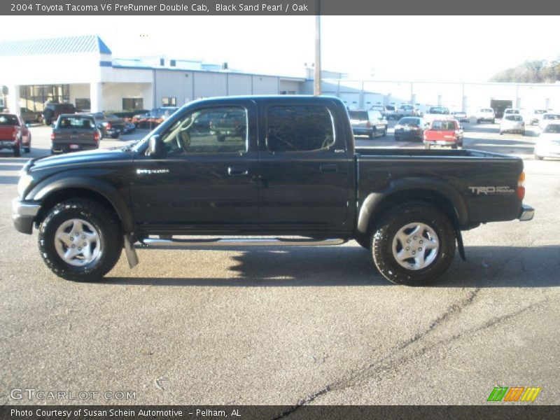 Black Sand Pearl / Oak 2004 Toyota Tacoma V6 PreRunner Double Cab