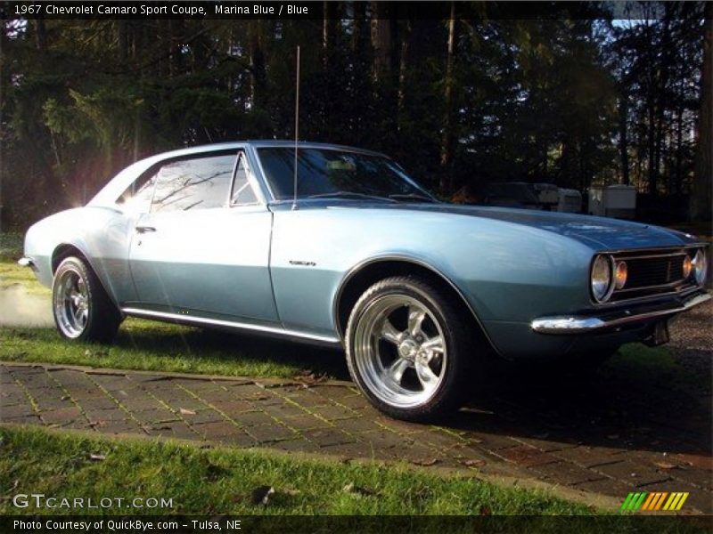 Marina Blue / Blue 1967 Chevrolet Camaro Sport Coupe