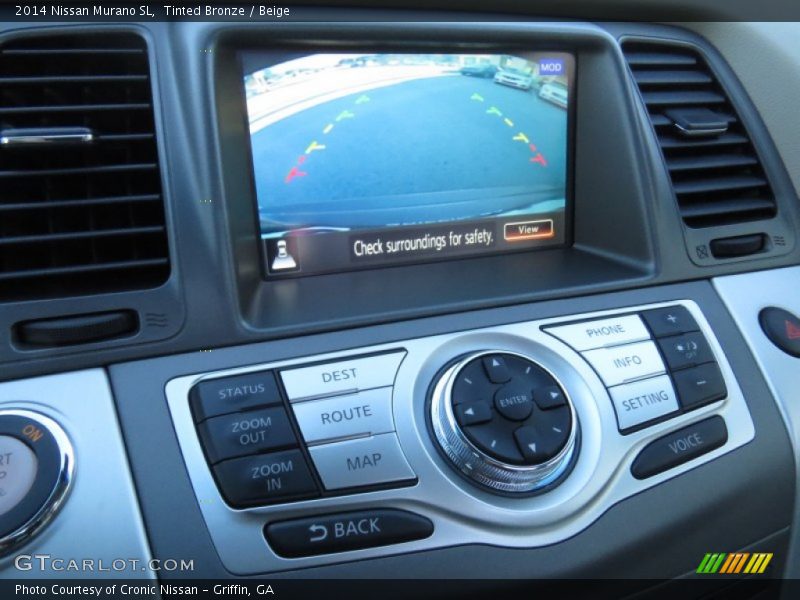 Controls of 2014 Murano SL