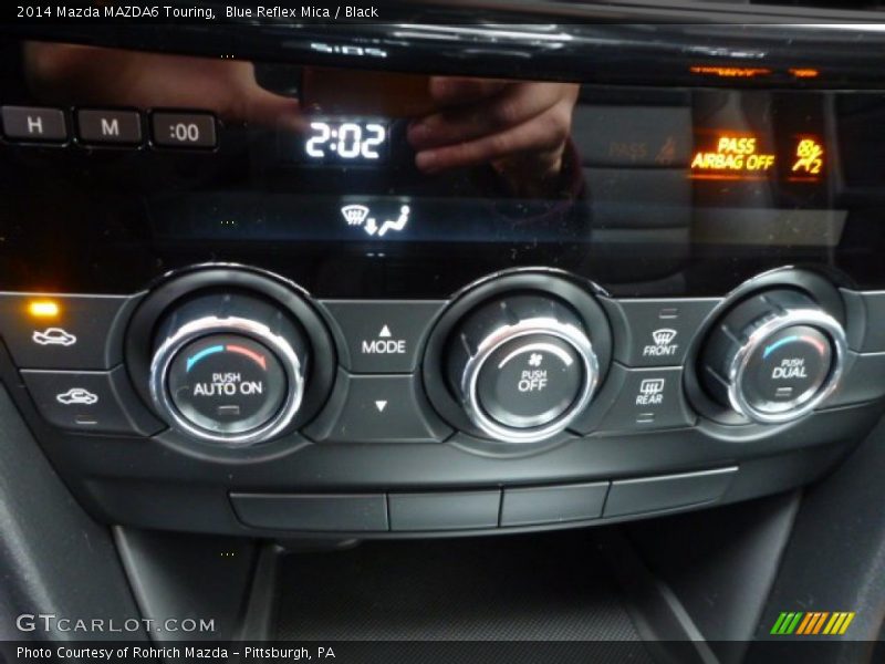 Blue Reflex Mica / Black 2014 Mazda MAZDA6 Touring