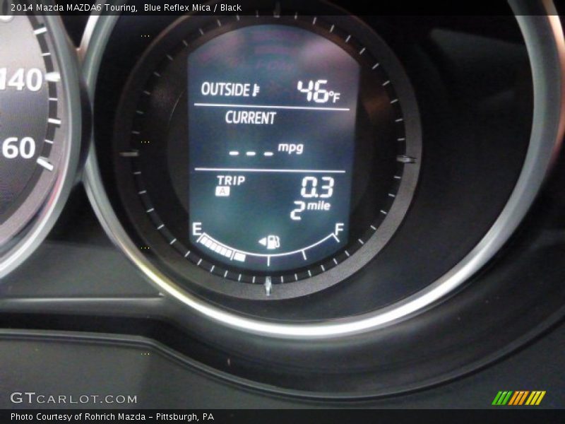 Blue Reflex Mica / Black 2014 Mazda MAZDA6 Touring