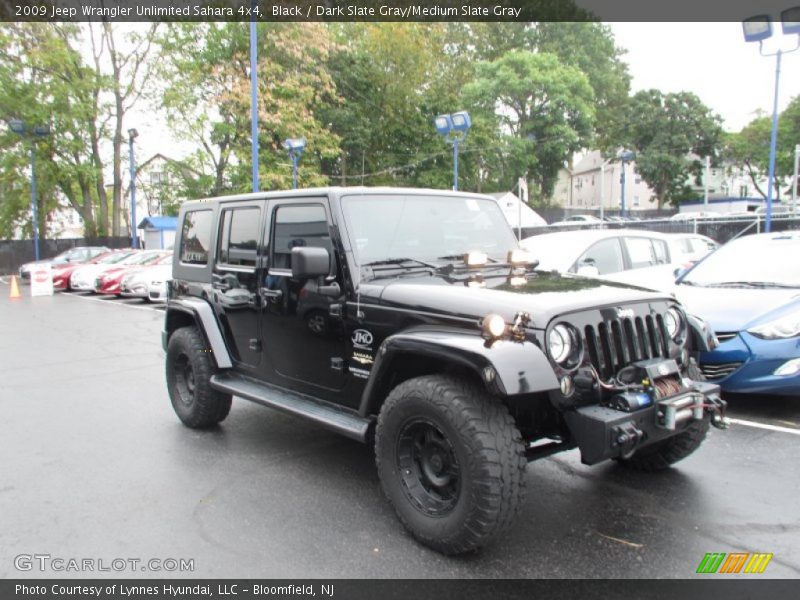 Black / Dark Slate Gray/Medium Slate Gray 2009 Jeep Wrangler Unlimited Sahara 4x4