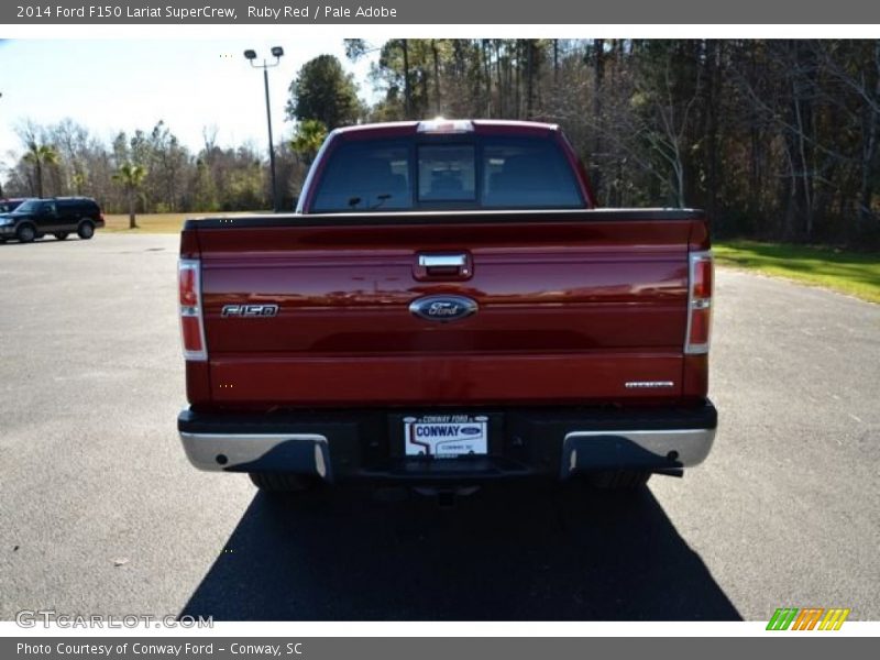 Ruby Red / Pale Adobe 2014 Ford F150 Lariat SuperCrew