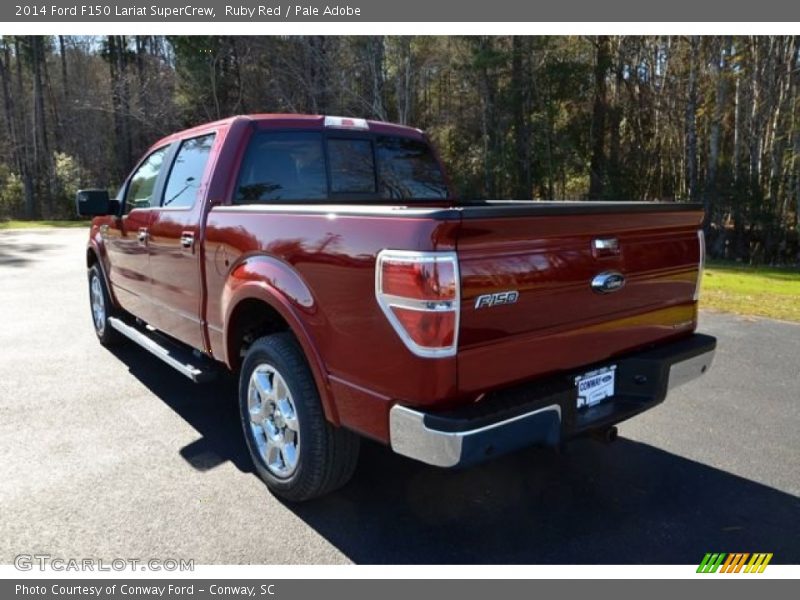 Ruby Red / Pale Adobe 2014 Ford F150 Lariat SuperCrew