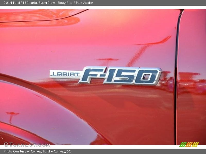 Ruby Red / Pale Adobe 2014 Ford F150 Lariat SuperCrew