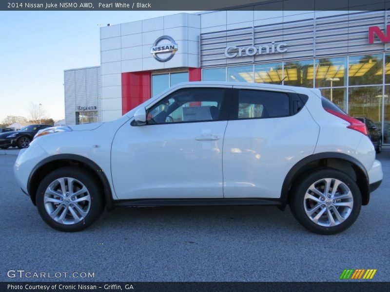 Pearl White / Black 2014 Nissan Juke NISMO AWD