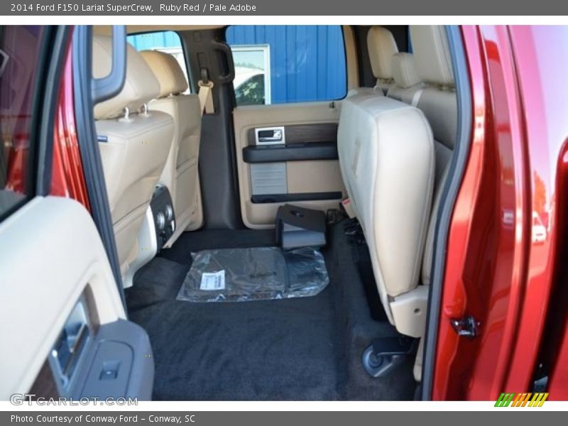 Ruby Red / Pale Adobe 2014 Ford F150 Lariat SuperCrew