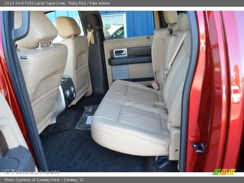 Ruby Red / Pale Adobe 2014 Ford F150 Lariat SuperCrew