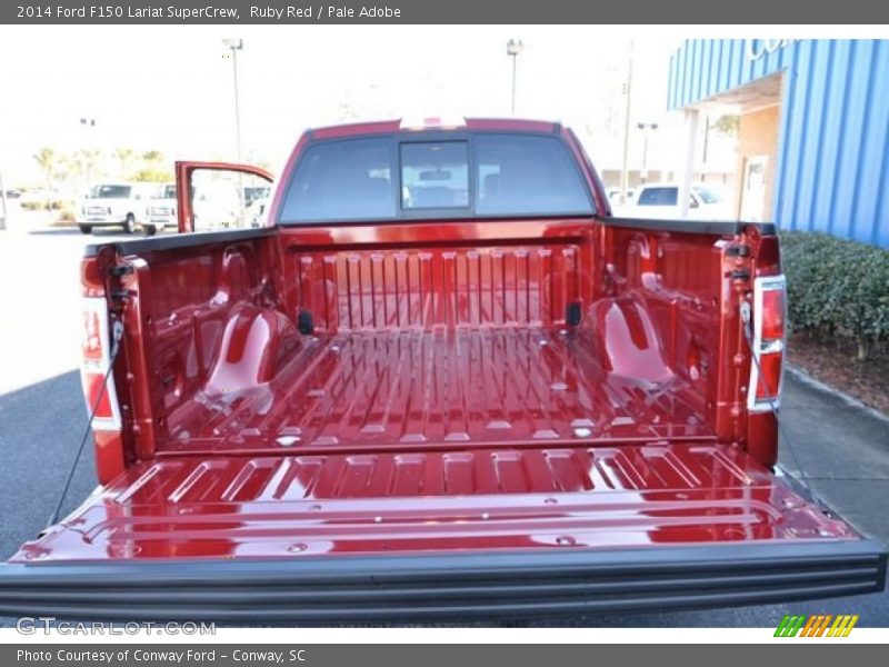 Ruby Red / Pale Adobe 2014 Ford F150 Lariat SuperCrew