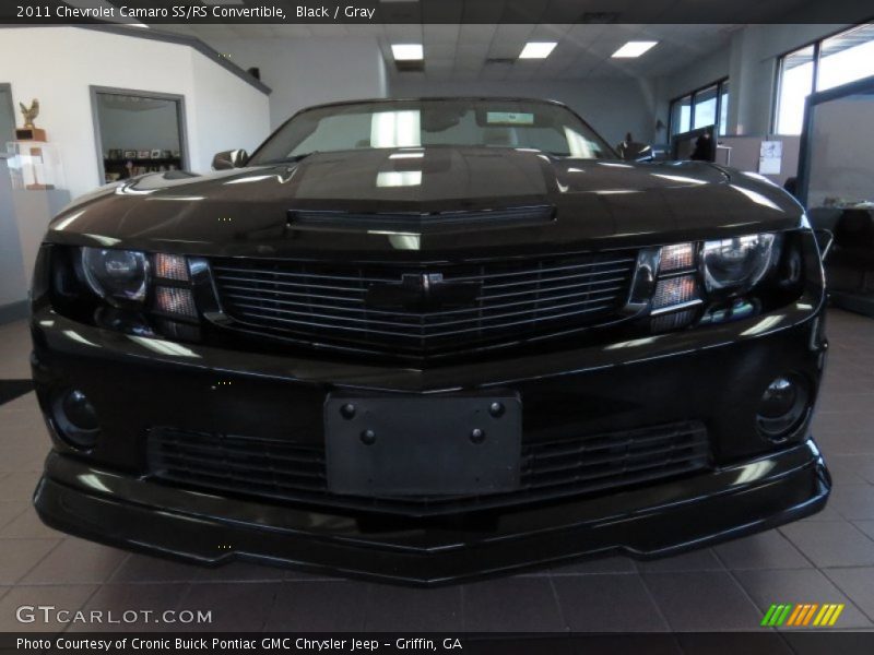 Black / Gray 2011 Chevrolet Camaro SS/RS Convertible
