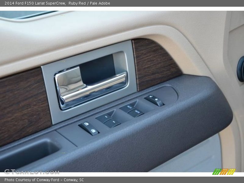 Ruby Red / Pale Adobe 2014 Ford F150 Lariat SuperCrew