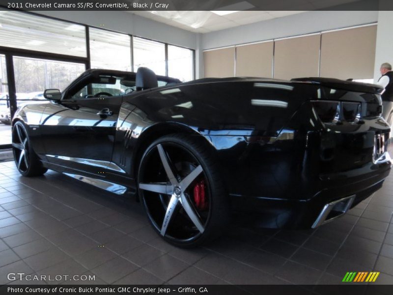 Black / Gray 2011 Chevrolet Camaro SS/RS Convertible