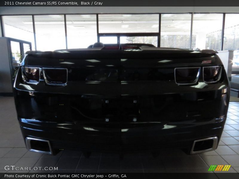 Black / Gray 2011 Chevrolet Camaro SS/RS Convertible
