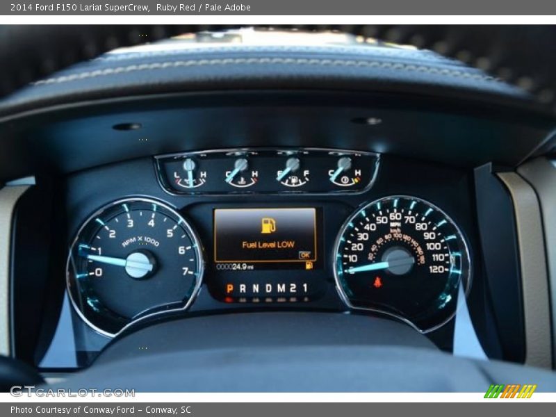 Ruby Red / Pale Adobe 2014 Ford F150 Lariat SuperCrew