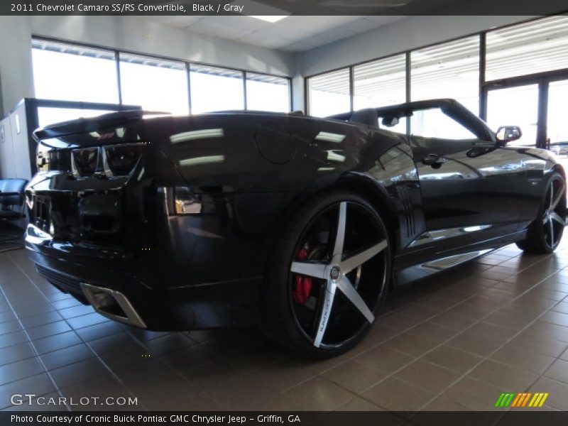Black / Gray 2011 Chevrolet Camaro SS/RS Convertible