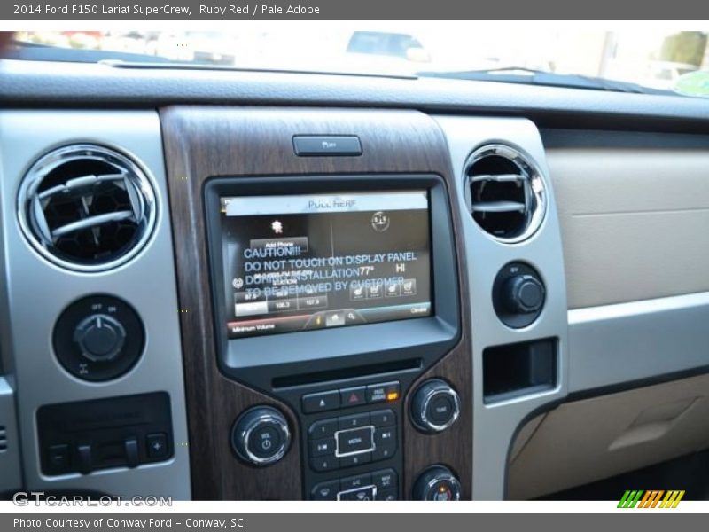 Ruby Red / Pale Adobe 2014 Ford F150 Lariat SuperCrew