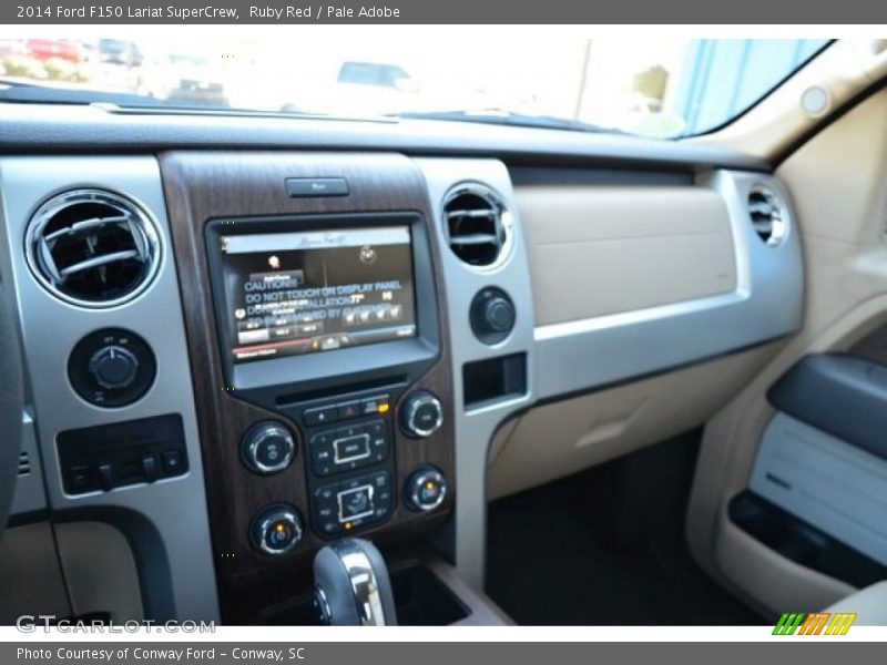 Ruby Red / Pale Adobe 2014 Ford F150 Lariat SuperCrew