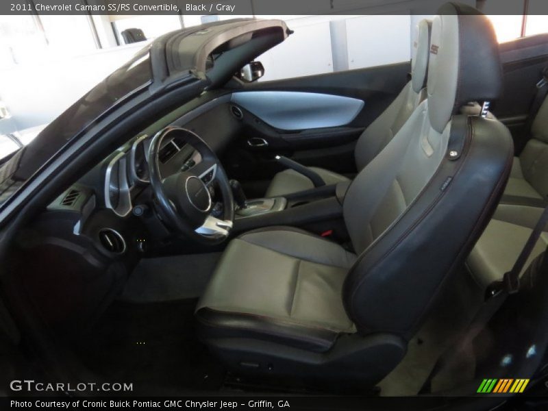 Black / Gray 2011 Chevrolet Camaro SS/RS Convertible