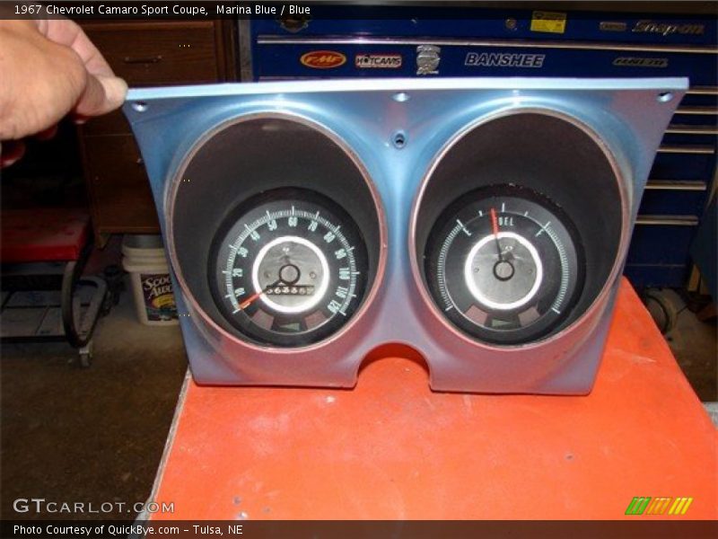 Marina Blue / Blue 1967 Chevrolet Camaro Sport Coupe