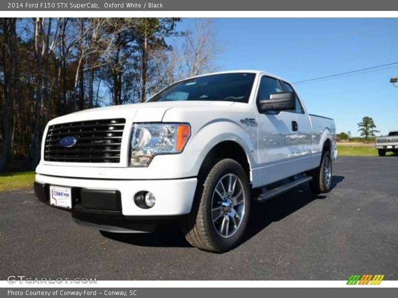 Oxford White / Black 2014 Ford F150 STX SuperCab