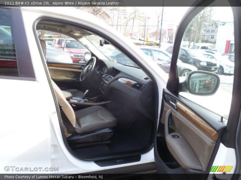 Alpine White / Mojave Nevada Leather 2011 BMW X3 xDrive 28i
