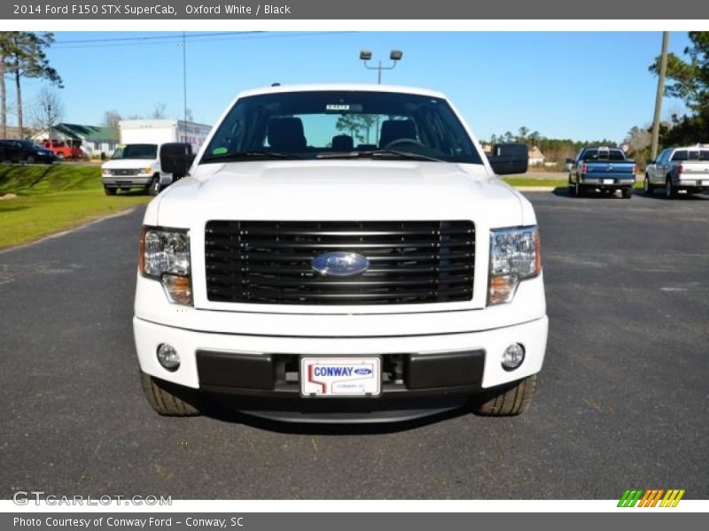 Oxford White / Black 2014 Ford F150 STX SuperCab