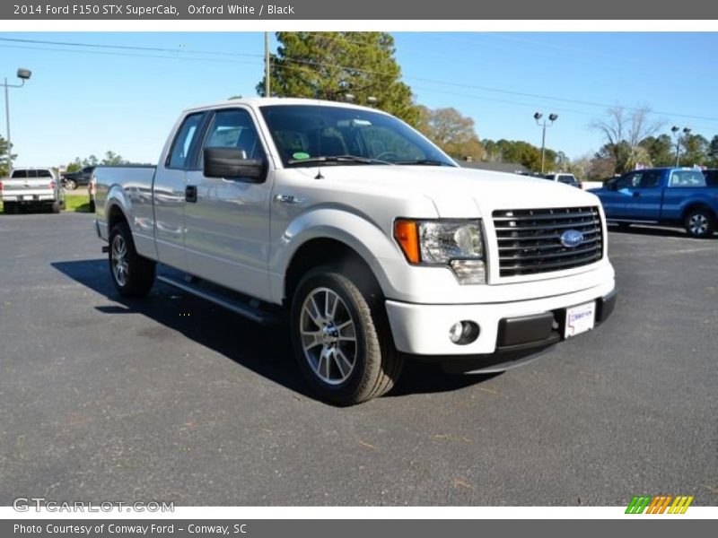 Oxford White / Black 2014 Ford F150 STX SuperCab