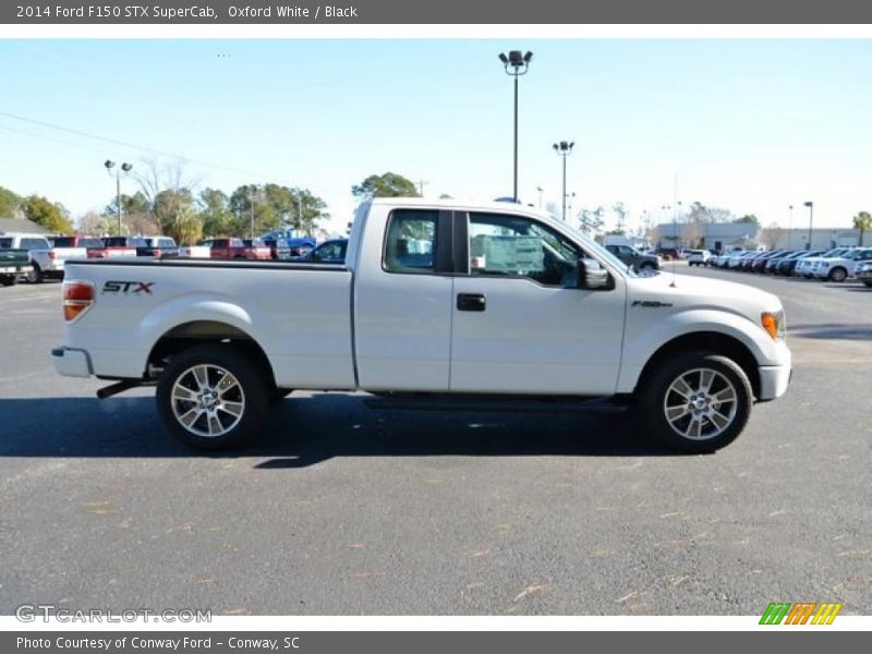 Oxford White / Black 2014 Ford F150 STX SuperCab