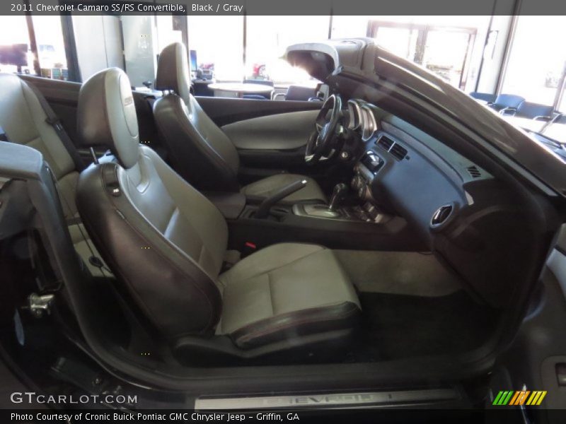 Black / Gray 2011 Chevrolet Camaro SS/RS Convertible