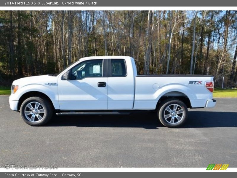 Oxford White / Black 2014 Ford F150 STX SuperCab