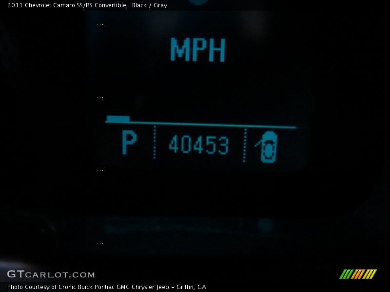 Black / Gray 2011 Chevrolet Camaro SS/RS Convertible