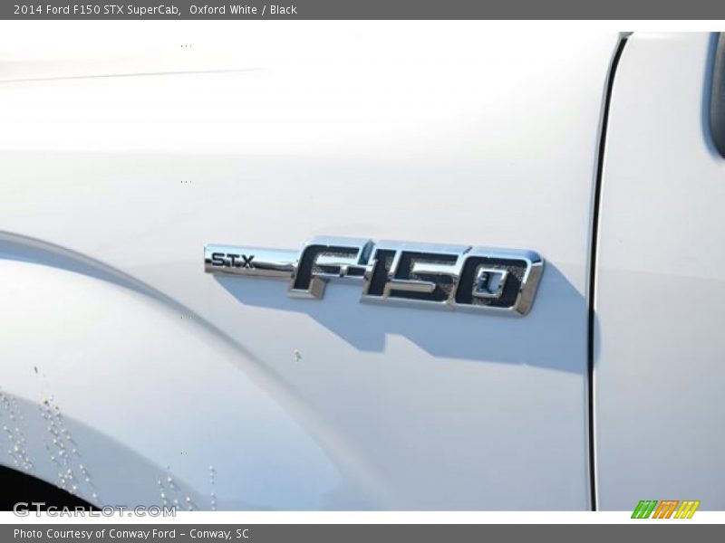 Oxford White / Black 2014 Ford F150 STX SuperCab