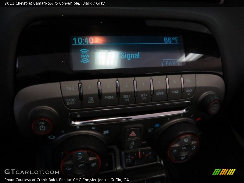 Black / Gray 2011 Chevrolet Camaro SS/RS Convertible