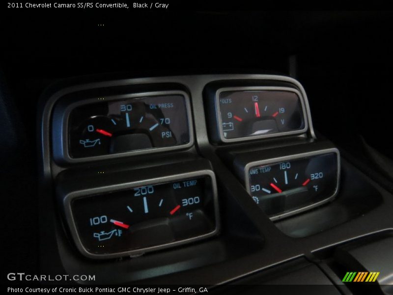 Black / Gray 2011 Chevrolet Camaro SS/RS Convertible